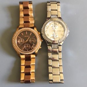 2 Stainless Steal used watches.